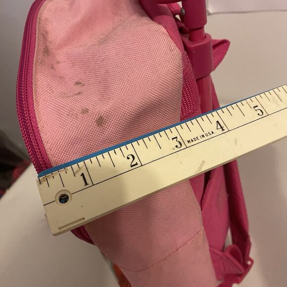 Girl Novelty Disney Princess Mini Suitcase Rolling Backpack 4x12” School Travel - Picture 3 of 13